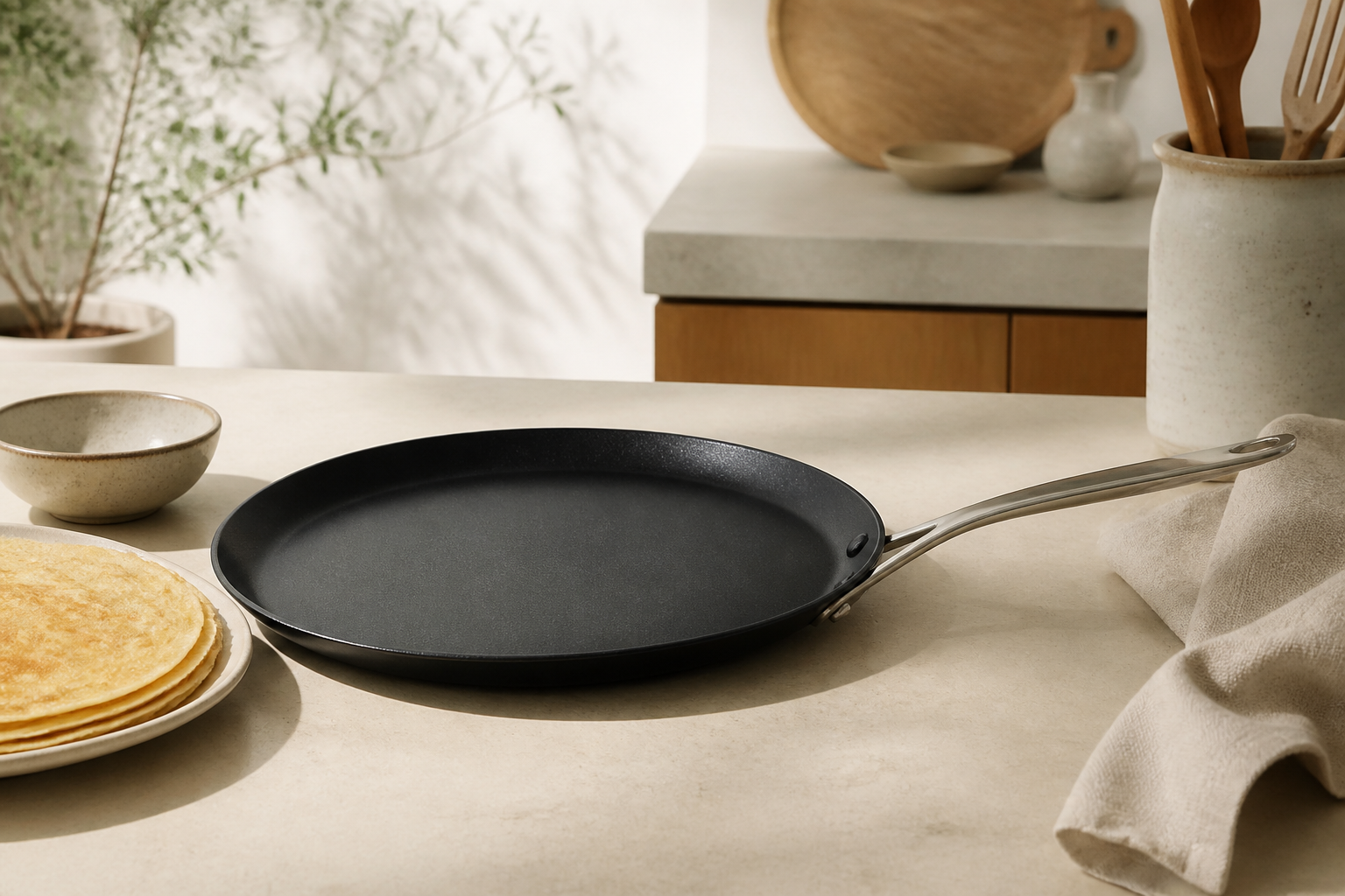Welke pannenkoekenpan voor dunne crêpes koop je?