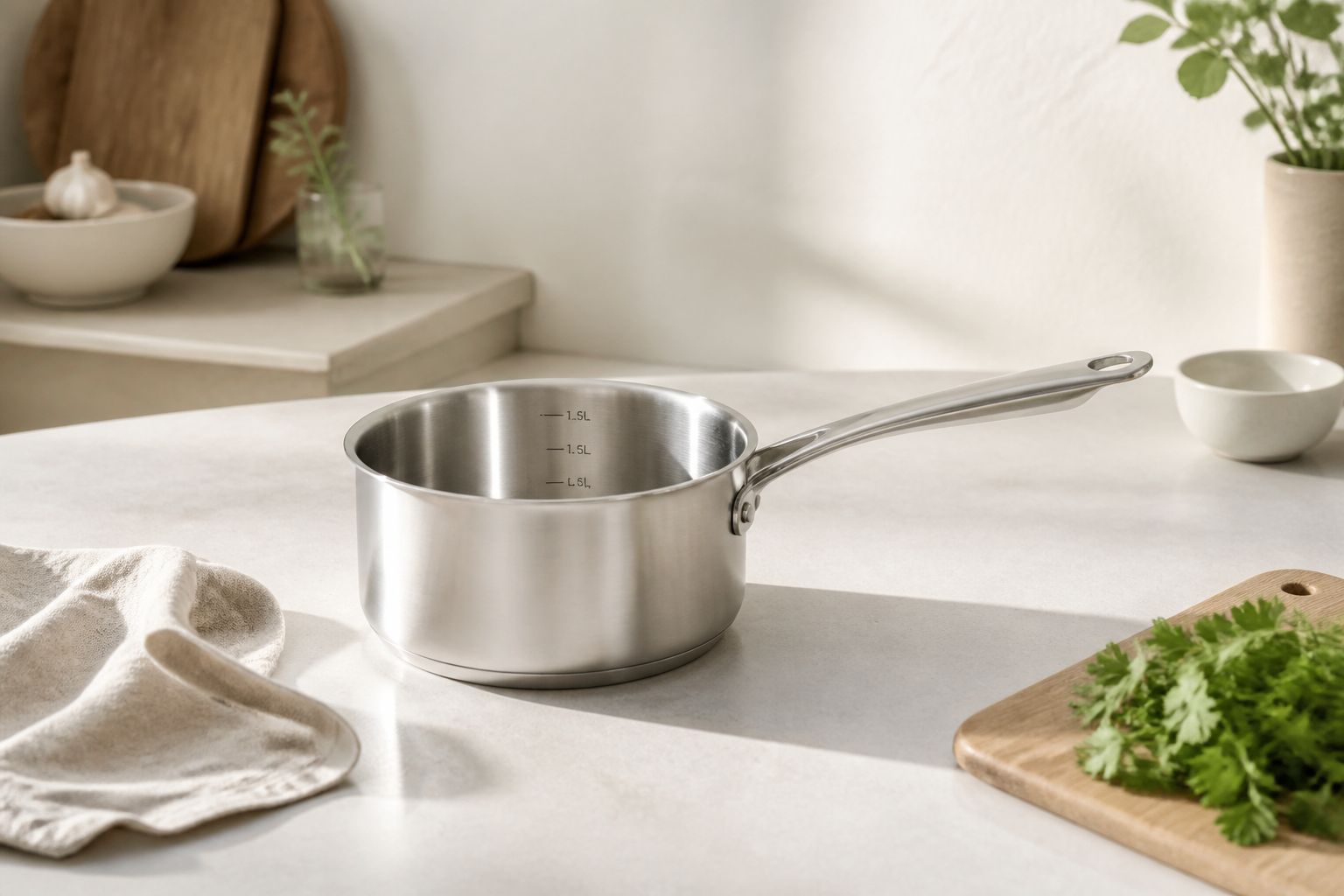 Welke steelpan met maatverdeling schenkt het prettigst?